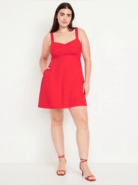 NWT Old Navy Fit & Flare Crepe Mini Dress Size 4X